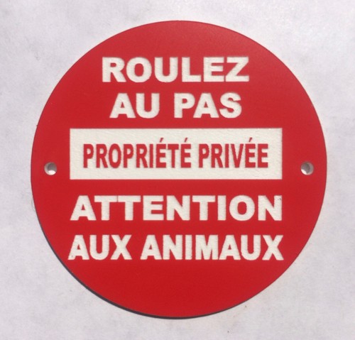 Panneau roulez pas - panneau, au