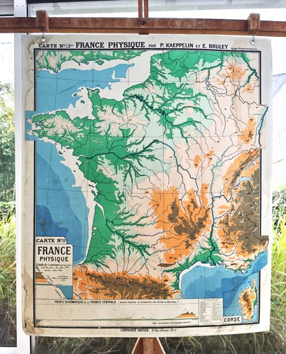 Ancienne carte scolaire - carte,