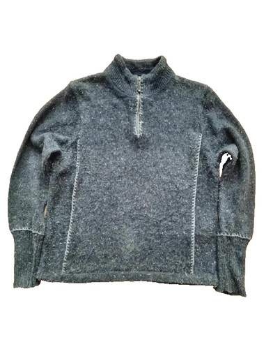 Pull col camionneur zippe