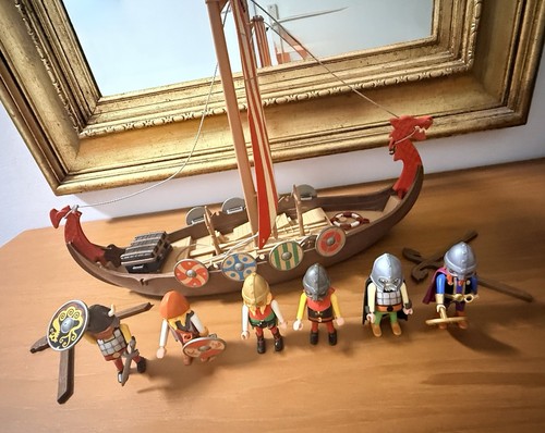Drakkar playmobil 3890 début - playmobil, (début
