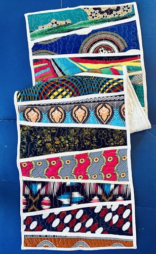 Handmade quilted table runner - table,