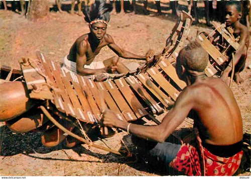 Carte postale afrique noire - carte,