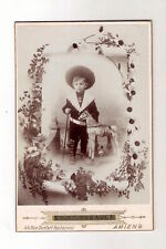PHOTO Grand CDV Enfant jouet