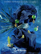 publicité Advertising 0523  1991   Daum  bijoux