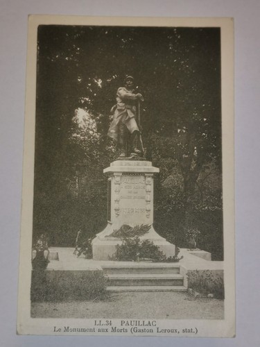 Cpa pauillac le monument - cpa, 33