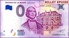 MAISON DE LA MAGIE / BILLET 0 € / NULL EURO-SCHEIN / UEGM 2018-2