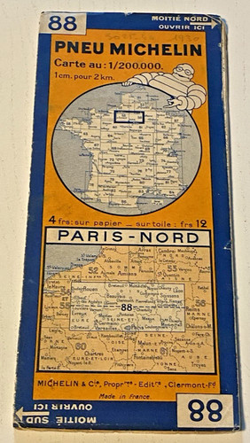 Carte michelin paris - 88,