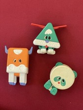 Jouets TOMY Modul’Animo Chien Ours Vache 1988 Singapore Lot De 3