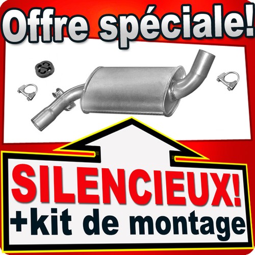 Silencieux intermédiaire pour - intermédiaire,