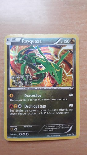 Rayquaza holo stamped - stamped,