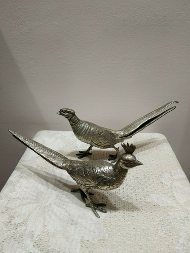 Couple faisans bronze - couple,