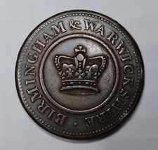 RARE Monnaie, 1 Penny 1812 (Birmingham and Warwickshire) 28.6g - GREAT BRITAIN