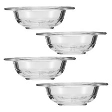  4 Pcs Plat De Verre À Huile