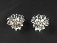 paire de deux bougeoirs Cognac