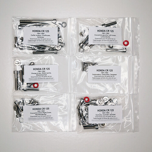Honda 125 1981 - 1982, kit