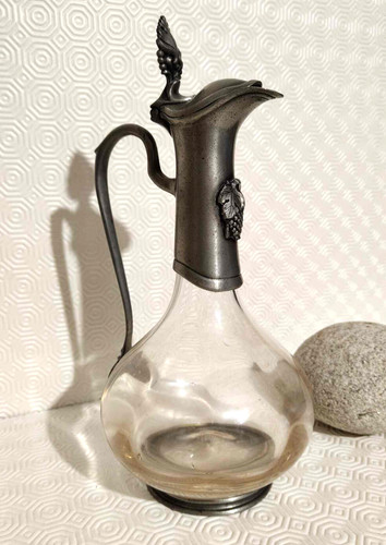 Aiguière carafe vin étain - carafe, en