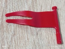 Playmobil drapeau rouge foncé - rouge,