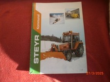 BROCHURE  PUBLICITAIRE   TRACTEURS   STEYR  KOMMUNAL    4/89