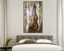 3D Main Violon Cadeau, Décor