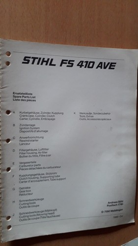 Stihl débroussailleuse fs410 - débroussailleuse,