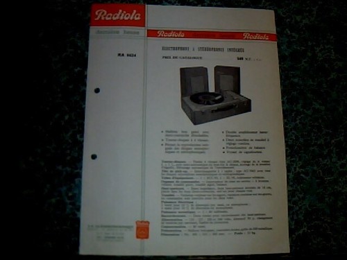 Lettre publicitaire radiola - lettre,