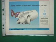 11/1997 PUB HUREL-DUBOIS NACELLE INVERSEUR PAPILLON BUTTERFLY ORIGINAL FRENCH AD