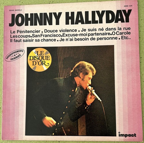 Johnny hallyday disque d or - -,
