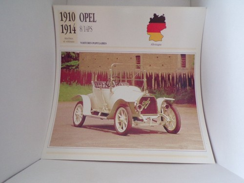 Fiche carte card voiture - card,