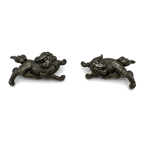 Menuki sacred lions - sacred,