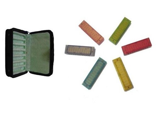 Pieces hole harmonica - 10,