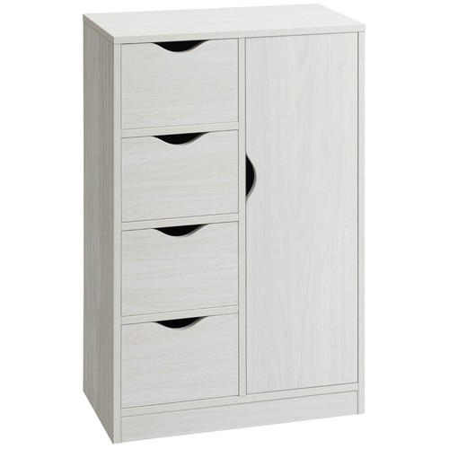 Commode meuble rangement blanc - rangement,