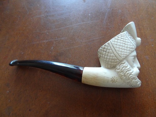 Ancienne pipe écume mer - ancienne, de