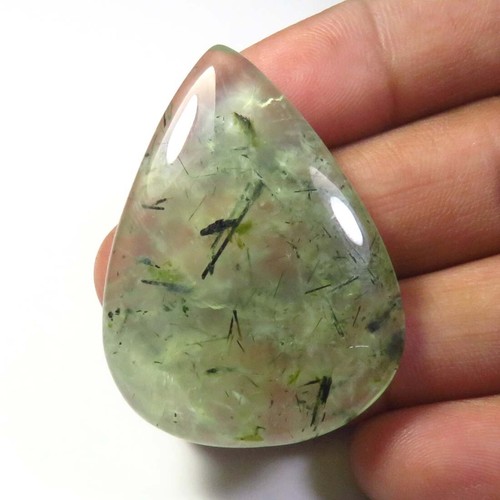 Gems prehnite verte 41x30mm - gems,