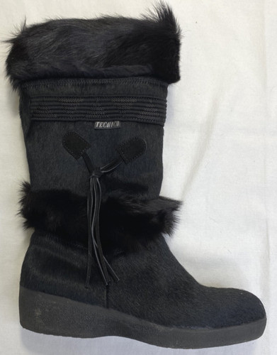 Tecnica apres ski black - black, fur