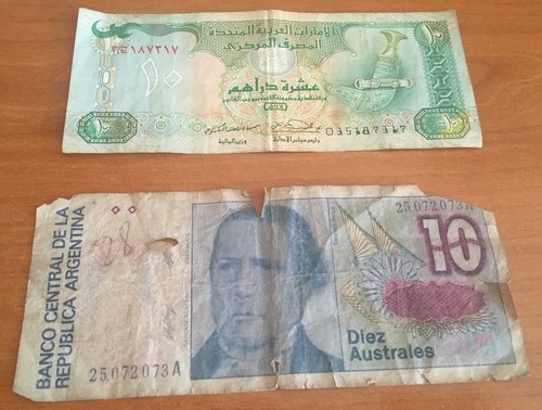 Lot billets etrangers - lot, de
