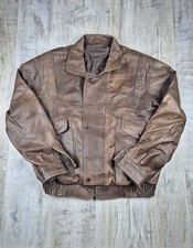 Blouson cuir homme vintage - cuir,