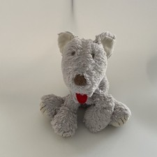 Doudou Peluche Chien Gris