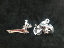 Shimano DURA-ACE 7700 rear And Front derailleur 9  Speed  Braze On Mount
