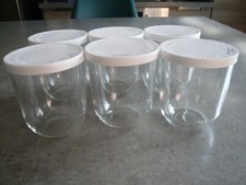 6 VERRES NUTELLA + COUVERCLE