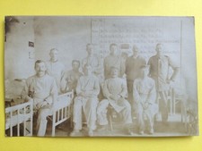 Carte Photo Service MILITAIRES SOLDATS ALLEMAND Tableau RUSSE Uniforme 