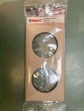 Plaque 2 postes Couleur Sable 71m Legrand  Céliane 68752