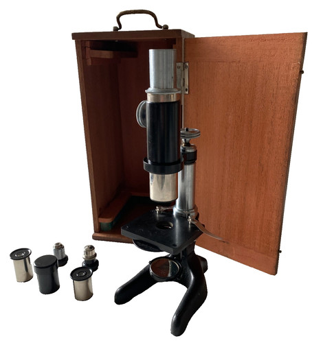 Ancien microscope scolaire - ancien,