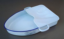 Ancien bassin émaillé siège