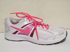 NIKE DART 580428-100 WHITE PINK LACE UP RUNNING WALKING SNEAKER SHOES WOMENS 11