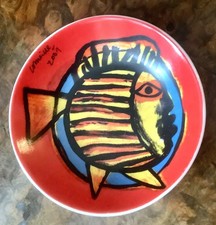 Guillaume Corneille - COBRA - coupe au poisson - signée 2001