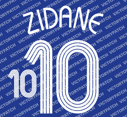 Nameset zidane france - nameset,
