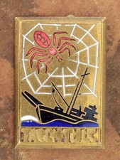 Marine nationale : Insigne de la gabare de la Marine " Tarentule " 1944