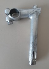 Ancienne potence alu 65 mm insert 22 mm vélo vintage randonneuse années 60