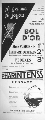 Publicité 1927 besnard - 1927,