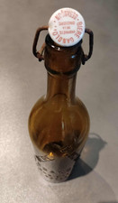 Bouteille ancienne - Bière Gangloff Besançon - 75cl - Début XXe siècle - Verre